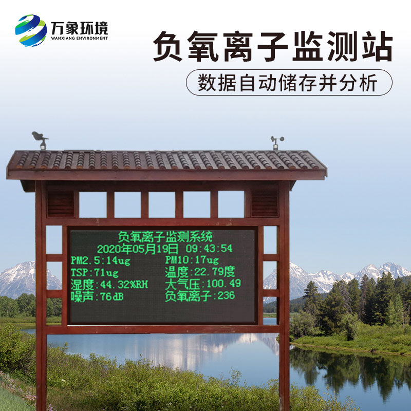 公園負(fù)氧離子監(jiān)測(cè)站