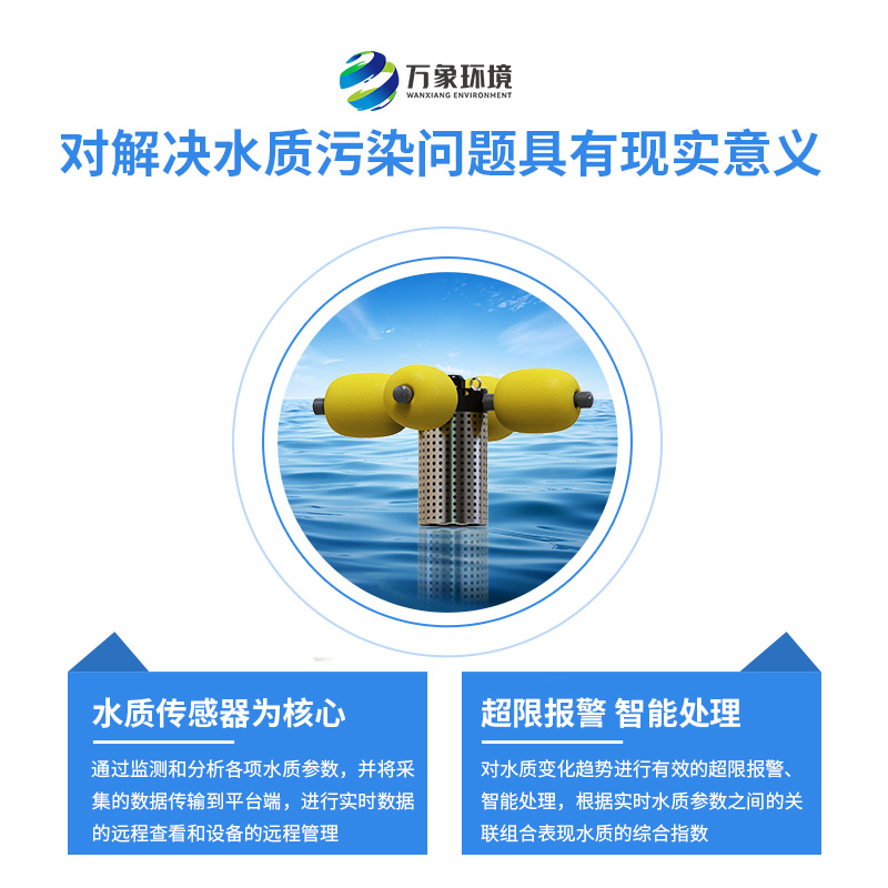 立桿水質(zhì)監(jiān)測站：水產(chǎn)養(yǎng)殖、污水治理、水庫、河道等場所都適用